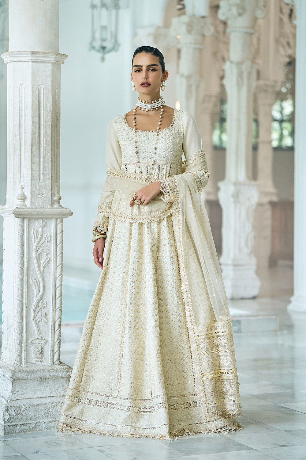 Design 1A Luxury Lawn Eid Edition 2026 Unstitched