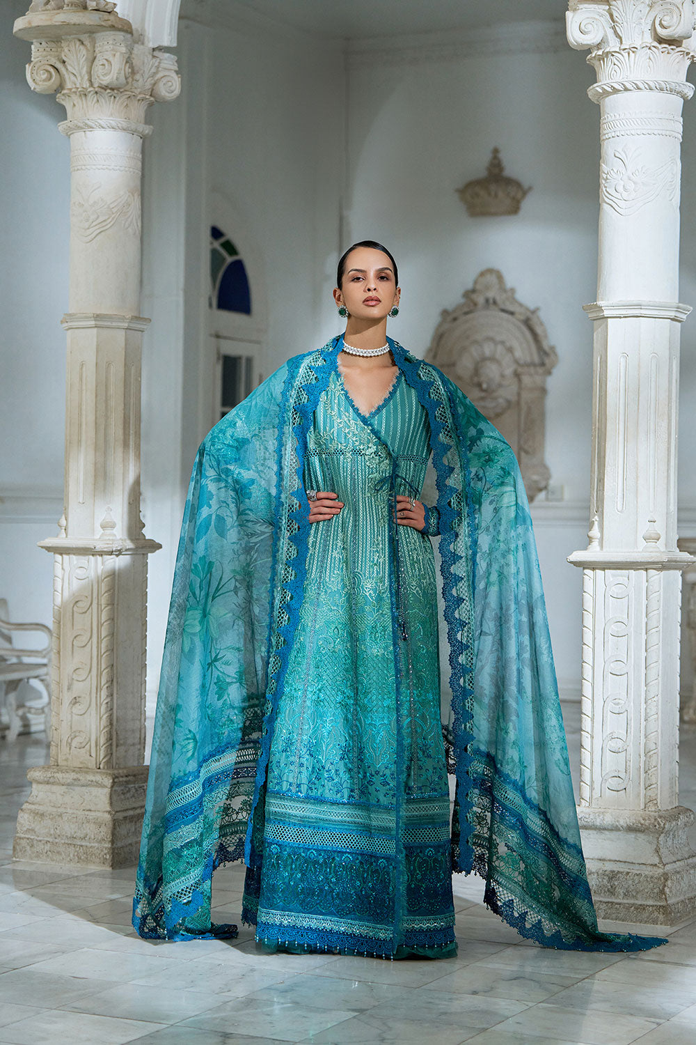 Design 6A Luxury Lawn Eid Edition 2026 Unstitched