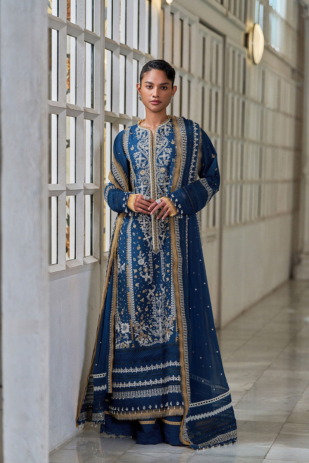 Design 8A Luxury Lawn Eid Edition 2026 Unstitched