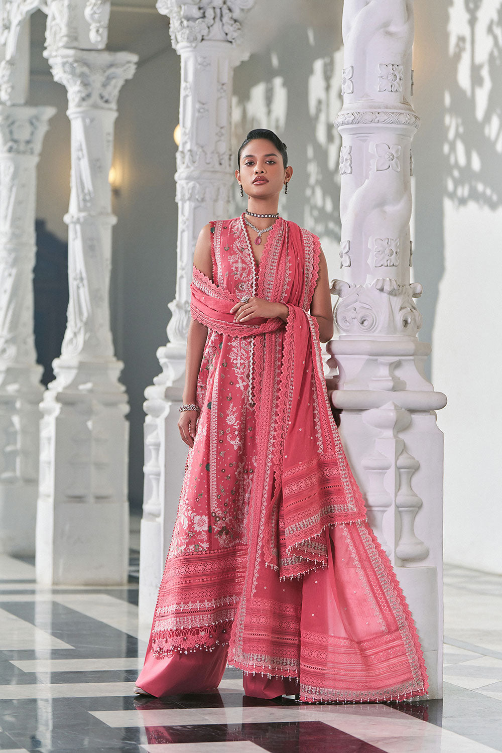 Design 8B Luxury Lawn Eid Edition 2026 Unstitched
